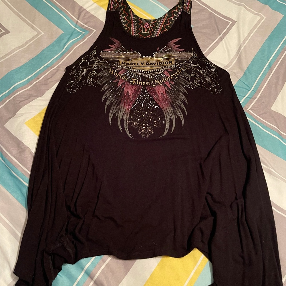 Embellished bling tank